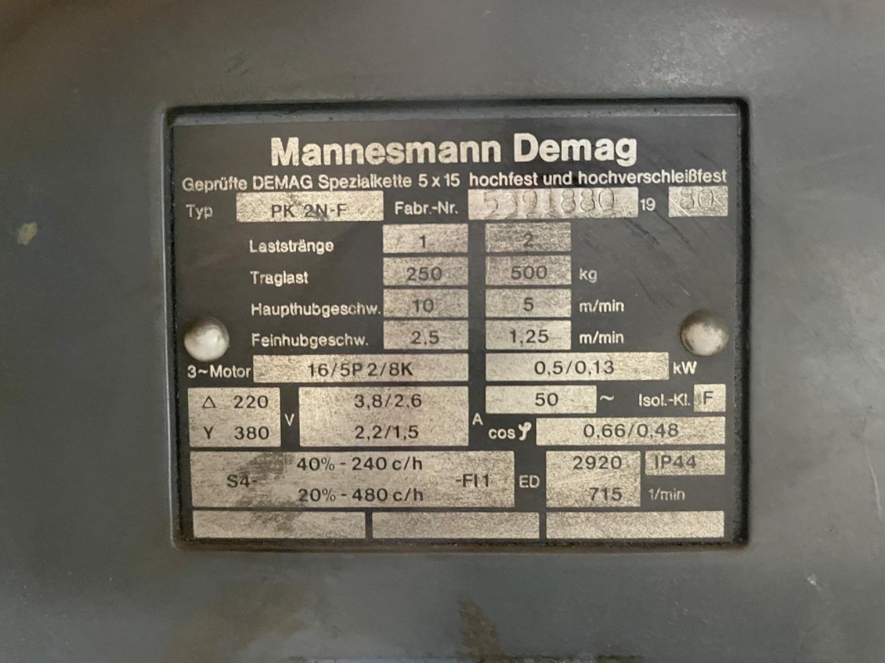 Miscellaneous/DEMAG  PK 2N-F